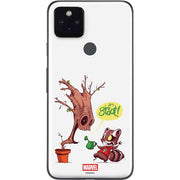 Marvel Rocket Raccoon and Groot Tall Tails Google Pixel 5a Skin