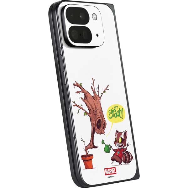 Marvel Rocket Raccoon and Groot Tall Tails Google Pixel 9 Pro Fold Skin