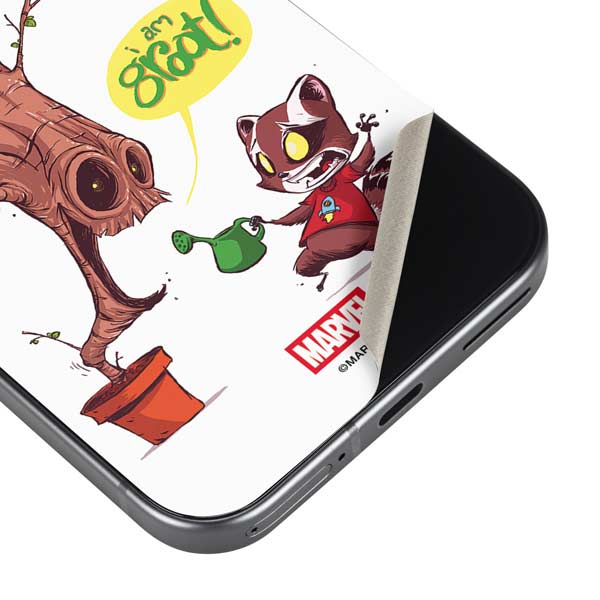Marvel Rocket Raccoon and Groot Tall Tails Google Pixel 9 Pro Skin