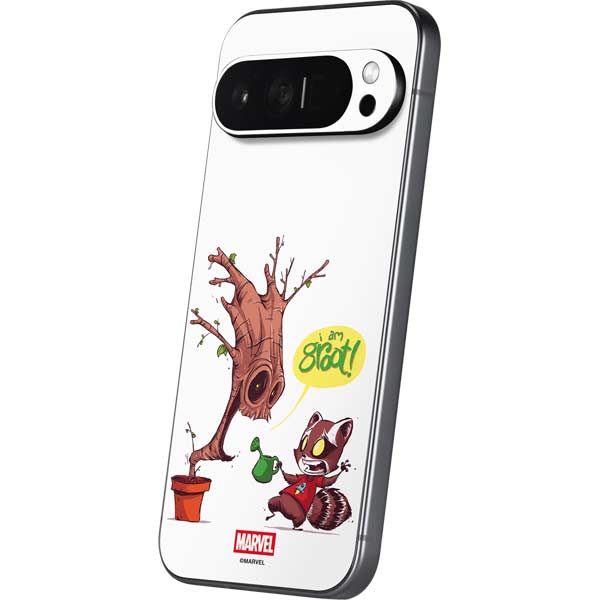 Marvel Rocket Raccoon and Groot Tall Tails Google Pixel 9 Pro XL Skin