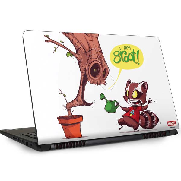 Marvel Rocket Raccoon and Groot Tall Tails Dell Inspiron Skin