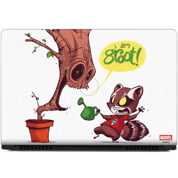 Marvel Rocket Raccoon and Groot Tall Tails Dell Inspiron Skin