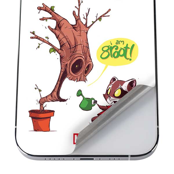 Marvel Rocket Raccoon and Groot Tall Tails iPhone 12 Pro Skin
