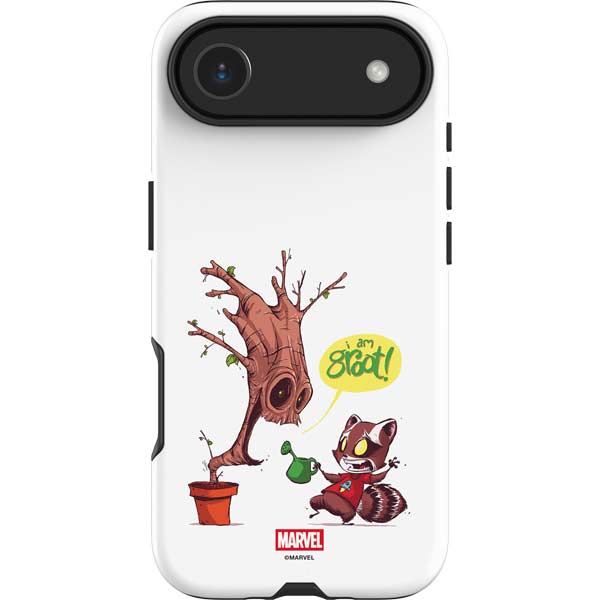 Marvel Rocket Raccoon and Groot Tall Tails iPhone 17 Air Impact Case