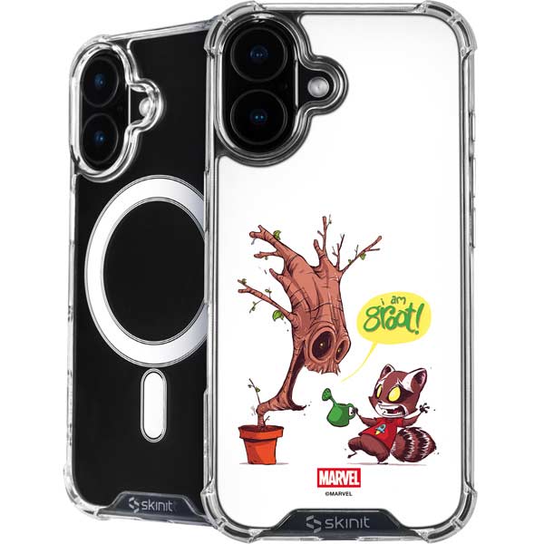 Marvel Rocket Raccoon and Groot Tall Tails iPhone 17 MagSafe Case