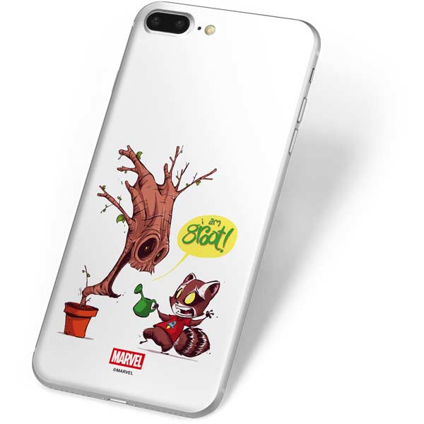 Marvel Rocket Raccoon and Groot Tall Tails iPhone 7 Plus Skin