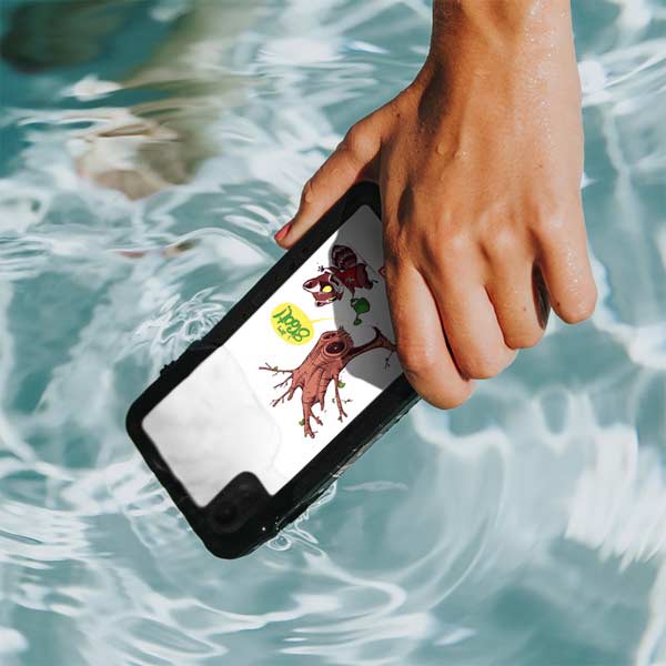 Marvel Rocket Raccoon and Groot Tall Tails iPhone XR Waterproof Case