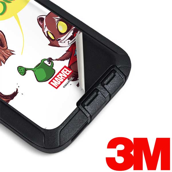 Marvel Rocket Raccoon and Groot Tall Tails Otterbox Defender Galaxy Skin