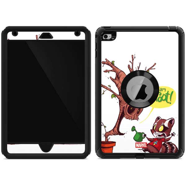 Marvel Rocket Raccoon and Groot Tall Tails Otterbox Defender iPad Skin