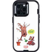 Marvel Rocket Raccoon and Groot Tall Tails Otterbox Defender iPhone Skin