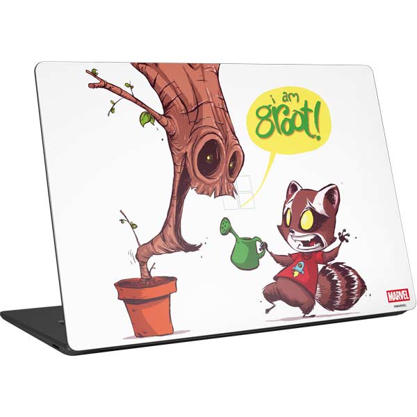 Marvel Rocket Raccoon and Groot Tall Tails Surface Laptop 4 15in Skin