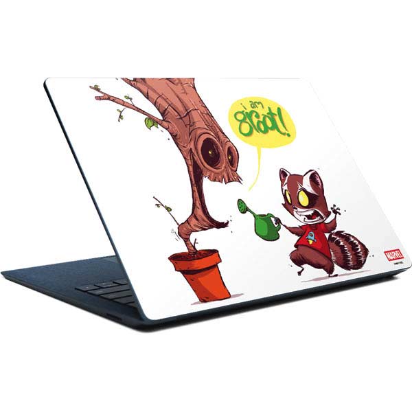 Marvel Rocket Raccoon and Groot Tall Tails Surface Laptop Skin