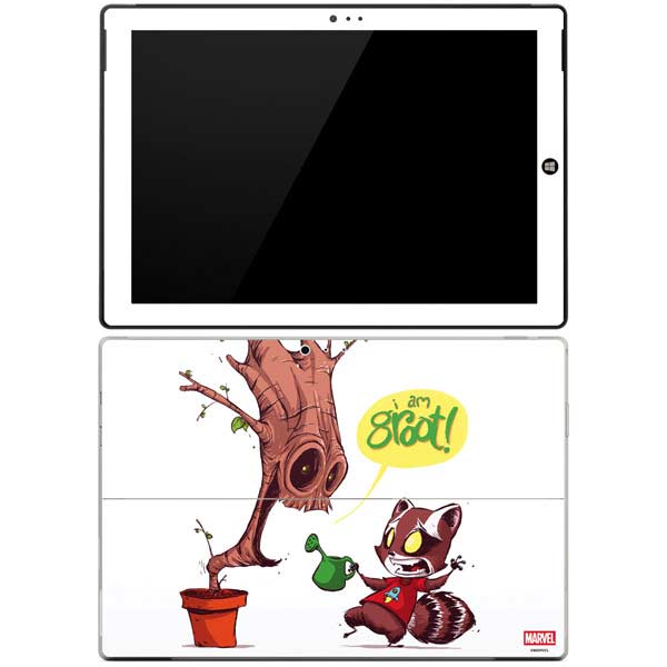Marvel Rocket Raccoon and Groot Tall Tails Surface Pro 3 Skin