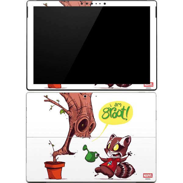 Marvel Rocket Raccoon and Groot Tall Tails Surface Pro 4 Skin