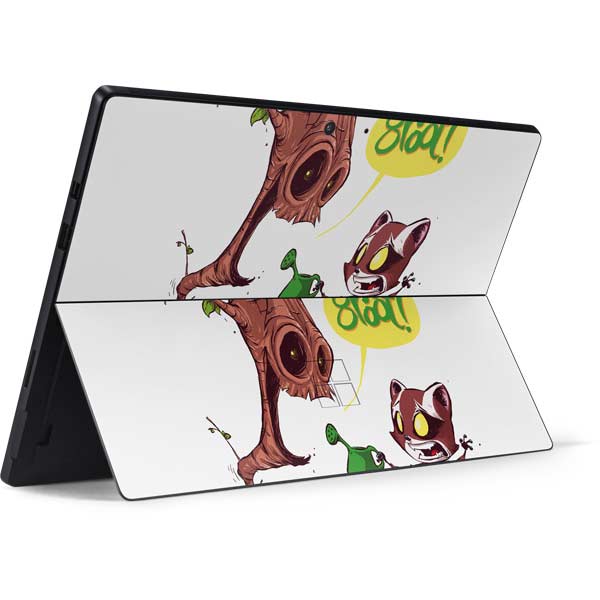Marvel Rocket Raccoon and Groot Tall Tails Surface Pro 7 Skin