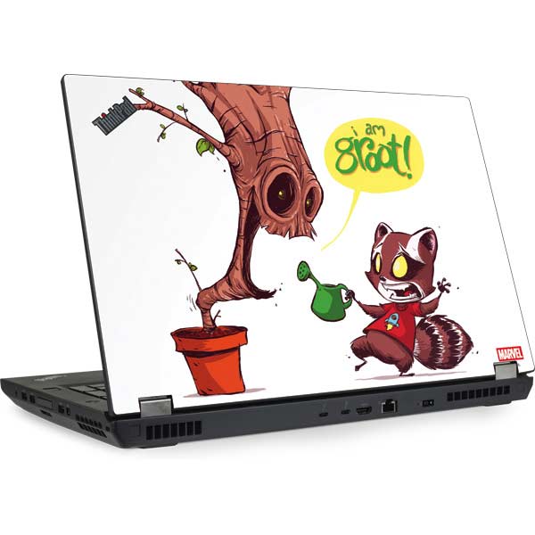 Marvel Rocket Raccoon and Groot Tall Tails Lenovo ThinkPad Skin