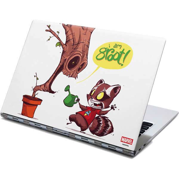 Marvel Rocket Raccoon and Groot Tall Tails Yoga 910 2-in-1 14in Touch-Screen Skin