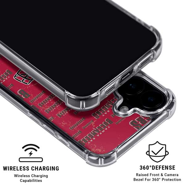 NFL Tampa Bay Buccaneers - Blast iPhone 17 Clear Case