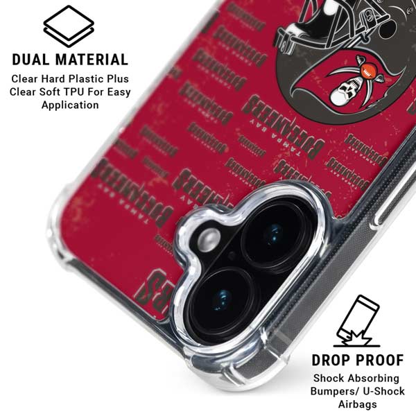 NFL Tampa Bay Buccaneers - Blast iPhone 17 Clear Case