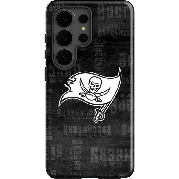 NFL Tampa Bay Buccaneers Black & White Galaxy S26 Ultra Impact Case
