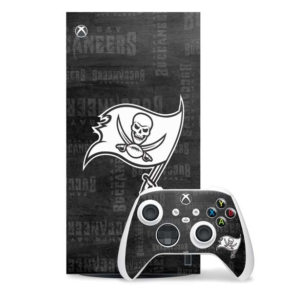 NFL Tampa Bay Buccaneers Black & White Xbox Series X Skins