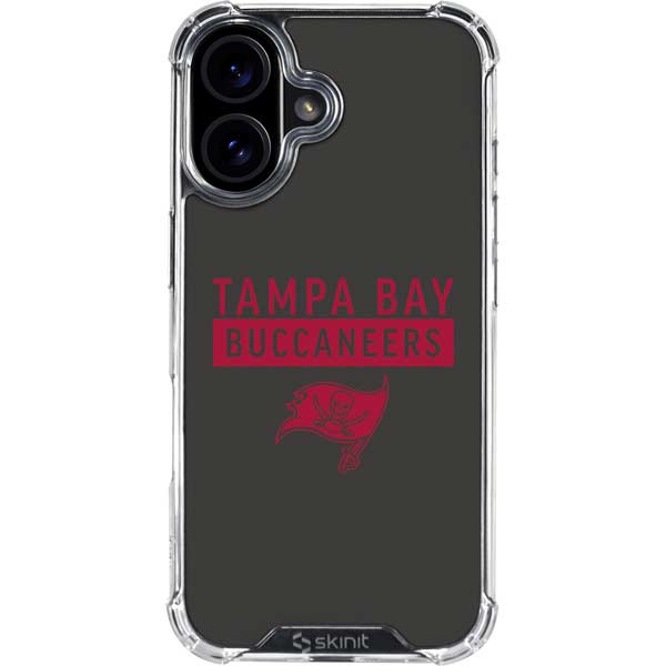 NFL Tampa Bay Buccaneers Brown Performance Series iPhone 17 Clear Case
