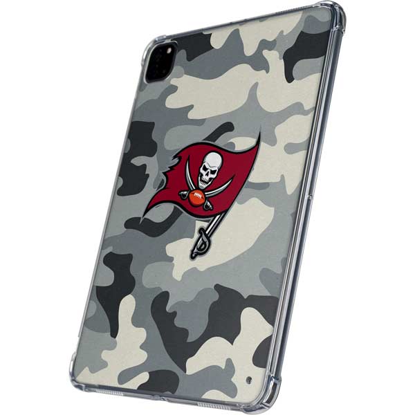 NFL Tampa Bay Buccaneers Camo iPad Pro 11in (2024) Clear Case