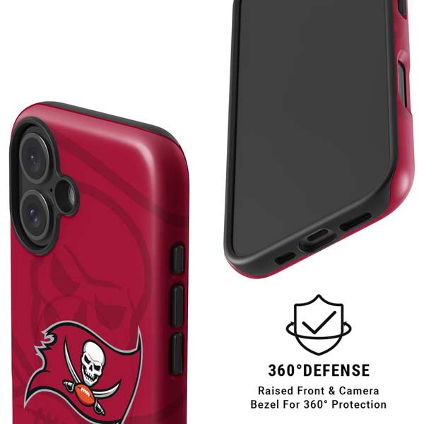 NFL Tampa Bay Buccaneers Double Vision iPhone 16 Plus Magsafe Impact Case