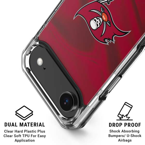 NFL Tampa Bay Buccaneers iPhone 17 Air Clear Case