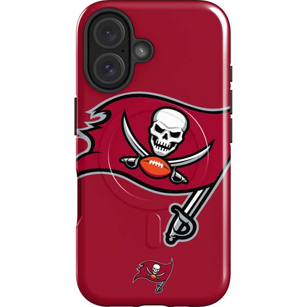 NFL Tampa Bay Buccaneers Large Logo iPhone 16 Magsafe Impact Case