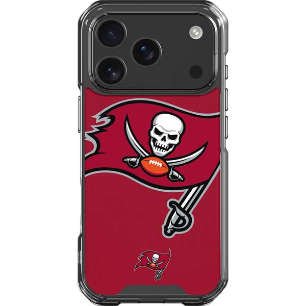 NFL Tampa Bay Buccaneers Large Logo iPhone 17 Pro Clear Case