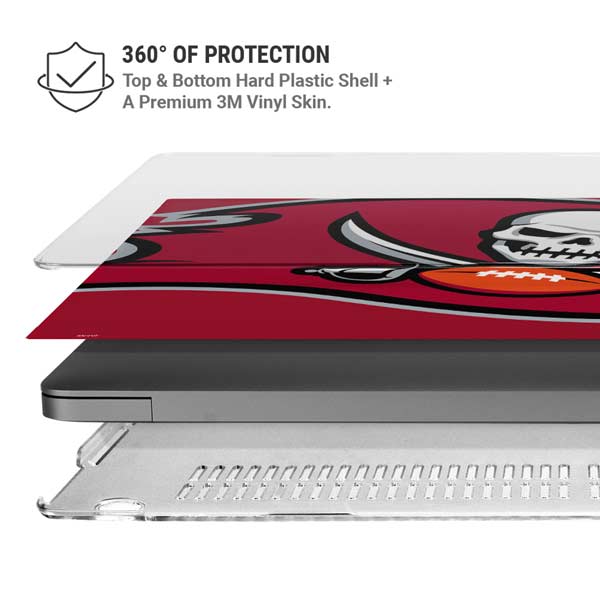 NFL Tampa Bay Buccaneers Large Logo MacBook Cases