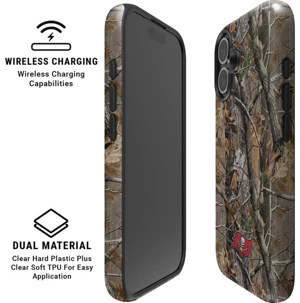 NFL Tampa Bay Buccaneers Realtree AP Camo iPhone 16 Plus Magsafe Impact Case