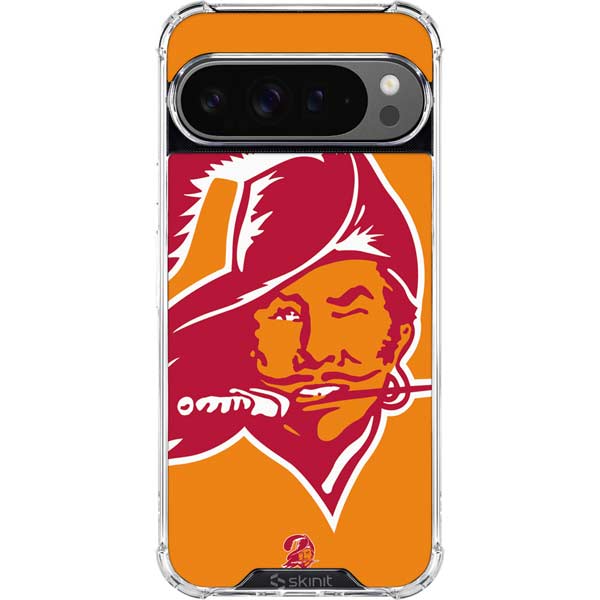 NFL Tampa Bay Buccaneers Retro Logo Google Pixel 10 Pro Clear Case