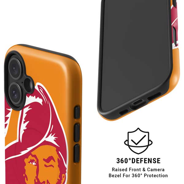 NFL Tampa Bay Buccaneers Retro Logo iPhone 17 Magsafe Impact Case