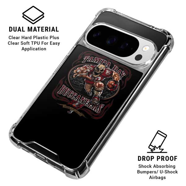Liquid Blue NFL Tampa Bay Buccaneers Running Back Google Pixel 10 Pro Clear Case