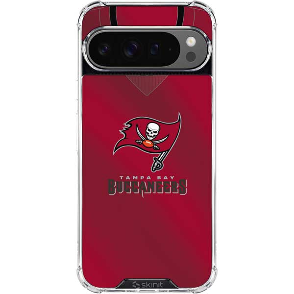 NFL Tampa Bay Buccaneers Team Jersey Google Pixel 10 Pro Clear Case