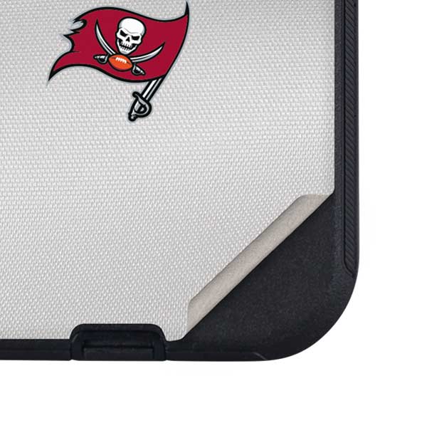 NFL Tampa Bay Buccaneers White Striped Otterbox Defender iPhone Skin