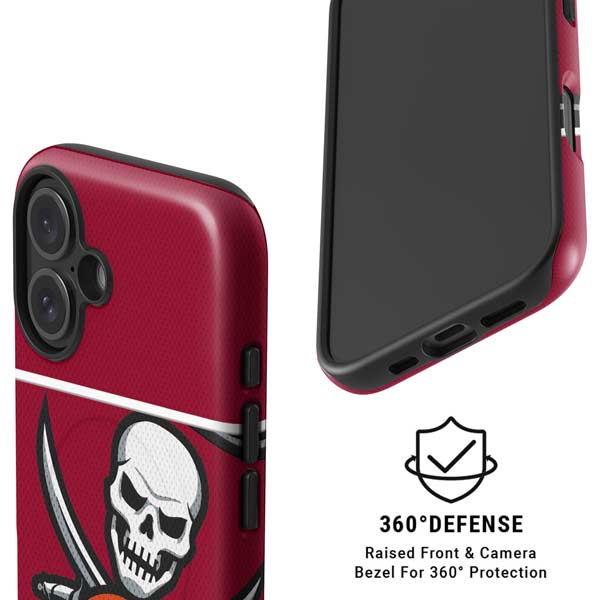NFL Tampa Bay Buccaneers Zone Block iPhone 16 Magsafe Impact Case
