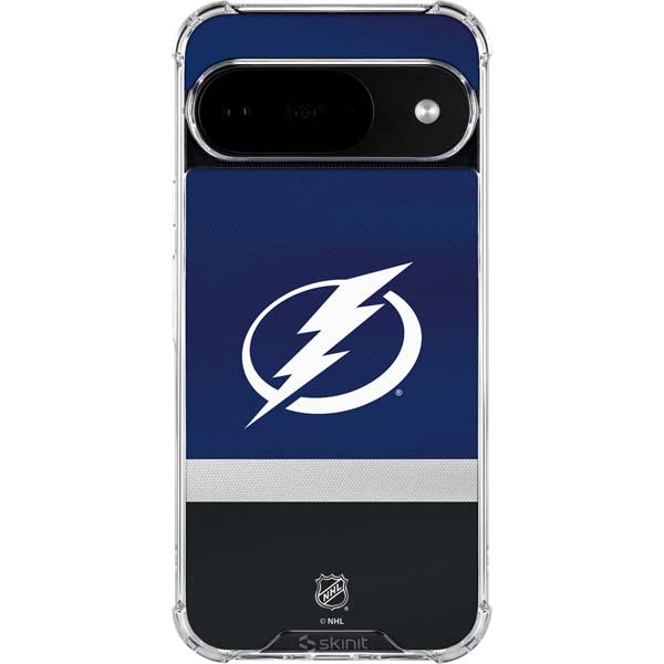 NHL Tampa Bay Lightning Alternate Jersey Google Pixel 10 Clear Case