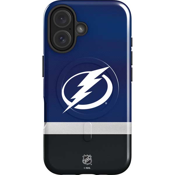NHL Tampa Bay Lightning Alternate Jersey iPhone 16 Plus Magsafe Impact Case