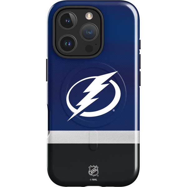 NHL Tampa Bay Lightning Alternate Jersey iPhone 16 Pro Max Magsafe Impact Case