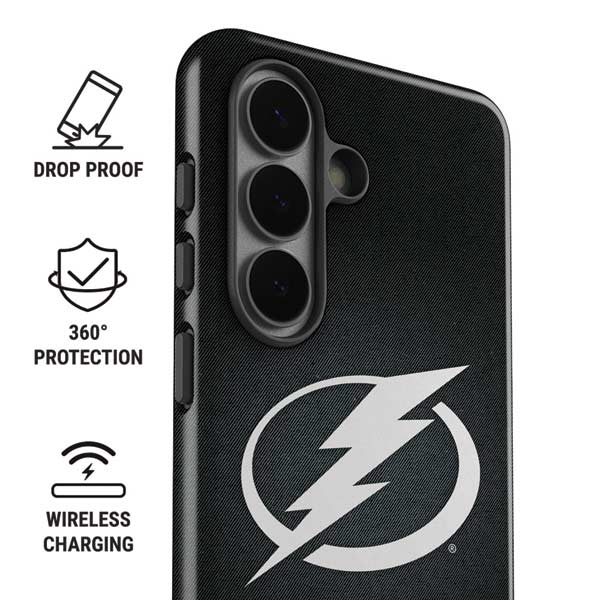 NHL Tampa Bay Lightning Black Background Galaxy S26 Impact Case