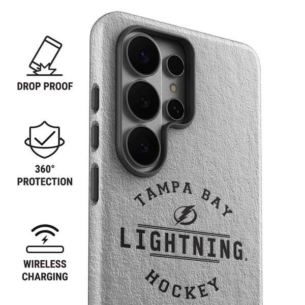 NHL Tampa Bay Lightning Black Text Galaxy S26 Ultra Impact Case