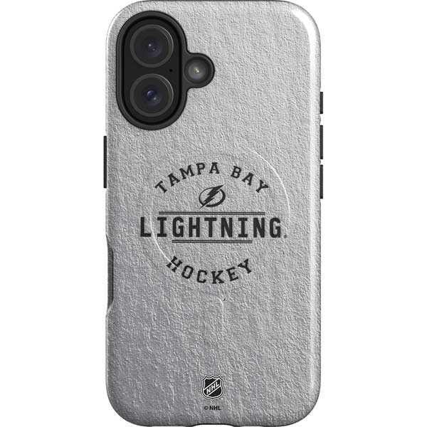 NHL Tampa Bay Lightning Black Text iPhone 16 Magsafe Impact Case