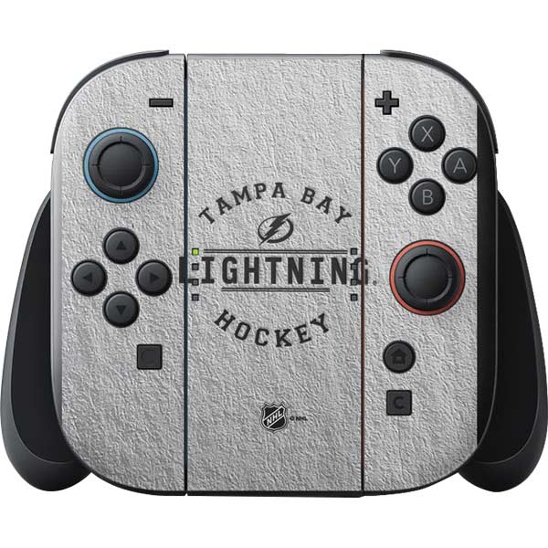 NHL Tampa Bay Lightning Black Text Nintendo Switch 2 (2025) with Joy-Con Skin