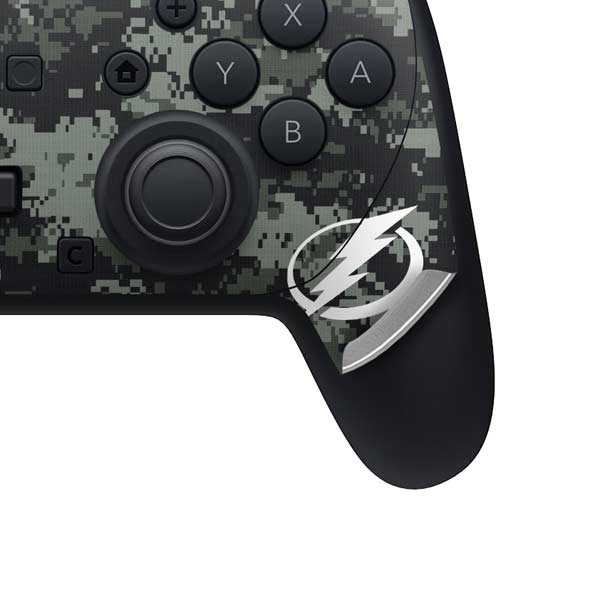 NHL Tampa Bay Lightning Camo Nintendo Switch 2 (2025) Pro Controller Skin