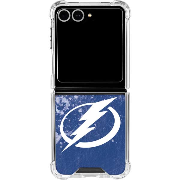NHL Tampa Bay Lightning Frozen Galaxy Z Flip7 Clear Case