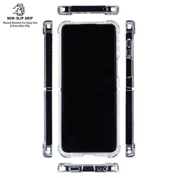 NHL Tampa Bay Lightning Frozen Galaxy Z Flip7 Clear Case