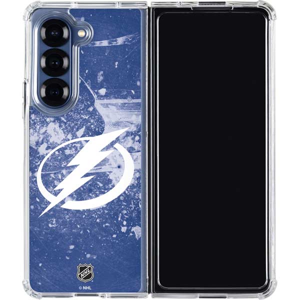 NHL Tampa Bay Lightning Frozen Galaxy Z Fold7 Clear Case
